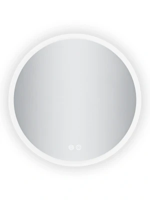 LED spogulis ar apsildes funkciju ETERNA, Ø 80 cm, 2700-6500K, 18W, 1980Lm, IP44
